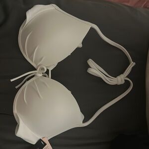 Victoria’s Secret White Swim Top 34B